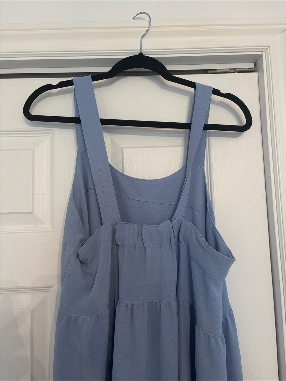 Light Blue Tiered Maxi Dress - Women - Picture 2 of 6
